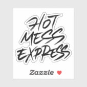 Hot Mess Express Aufkleber (Blatt)
