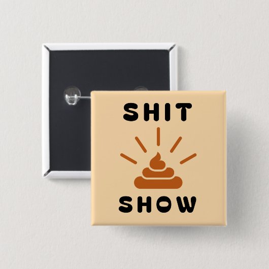 Hot Mess Express | Funny Chaos Button (Vorne & Hinten)