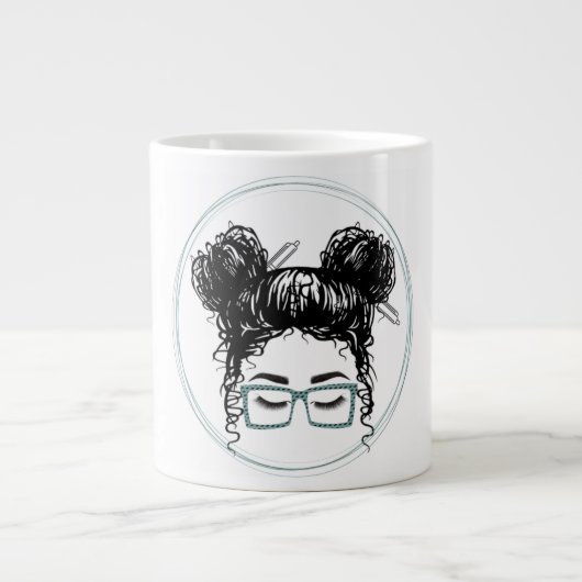 Hot-Mess-Express-Logo Jumbo-Tasse (Vorderseite)