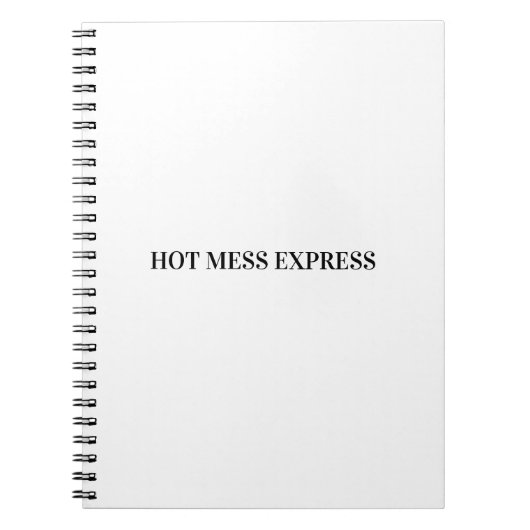 HOT MESS EXPRESS NOTIZBLOCK (Vorderseite)