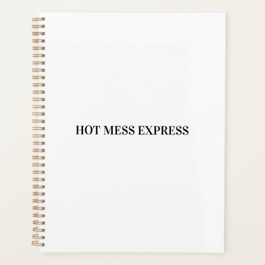 HOT MESS EXPRESS PLANER (Vorderseite)