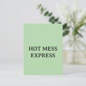 HOT MESS EXPRESS POSTKARTE (Stehend Vorderseite)