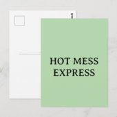 HOT MESS EXPRESS POSTKARTE (Vorne/Hinten)