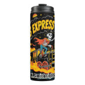 Hot Mess Express Skelettbahn Thermosbecher (Vorderseite)