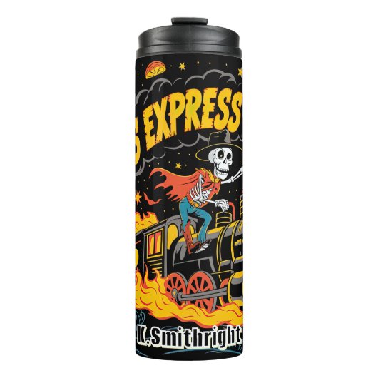 Hot Mess Express Skelettbahn Thermosbecher (Vorderseite)