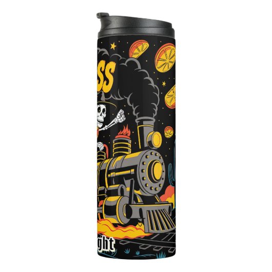 Hot Mess Express Skelettbahn Thermosbecher (Nach rechts gedreht)