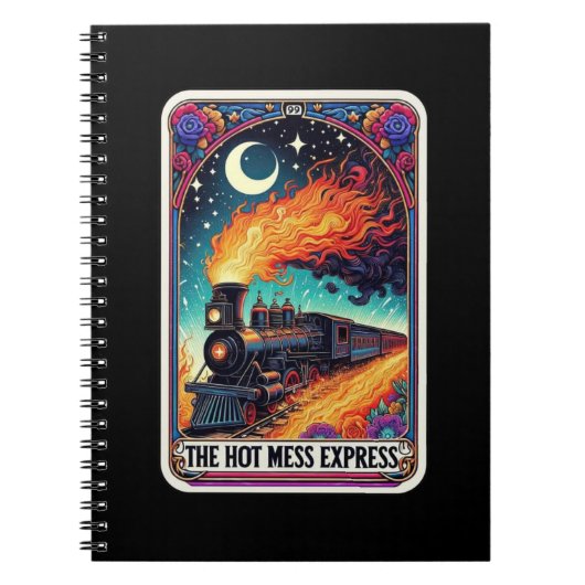 Hot Mess Express Tarot Card Notebook Notizblock (Vorderseite)