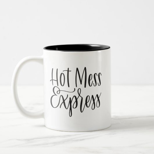 Hot Mess Express | Tasse in Handschrift (Links)