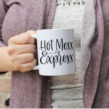 Hot Mess Express | Tasse in Handschrift