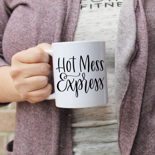 Hot Mess Express | Tasse in Handschrift