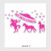 Hot Mess Express Vinyl Sticker (Blatt)