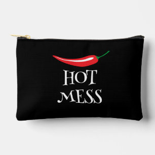 Hot Mess lustig würziger Chili Pfeffer Zubehörtasche