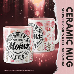 "Hot Mess Mama Club" Tasse zum Muttertag