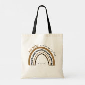 Hot Mess mit meinem besten Tierdruckknopf Tragetasche (Rückseite)