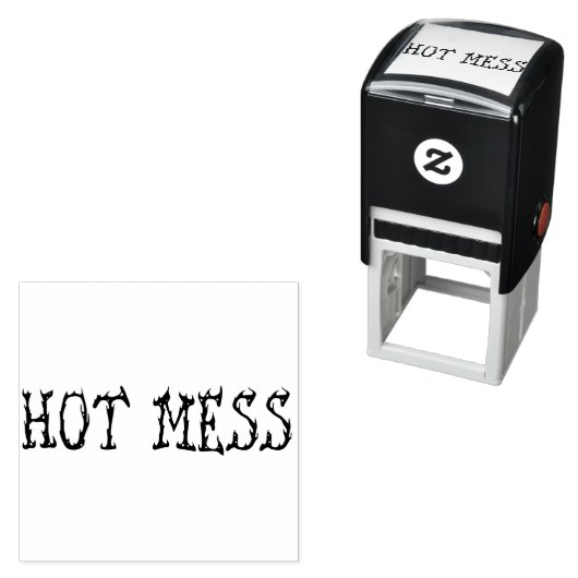 Hot Mess Permastempel (Beispiel)