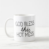 Hot Mess zerteilt Kaffeetasse (Links)