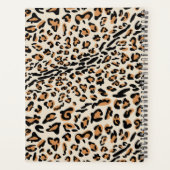 Hot Mess Zitat Tier Leopard Printwerbung Regenboge Planer (Rückseite)