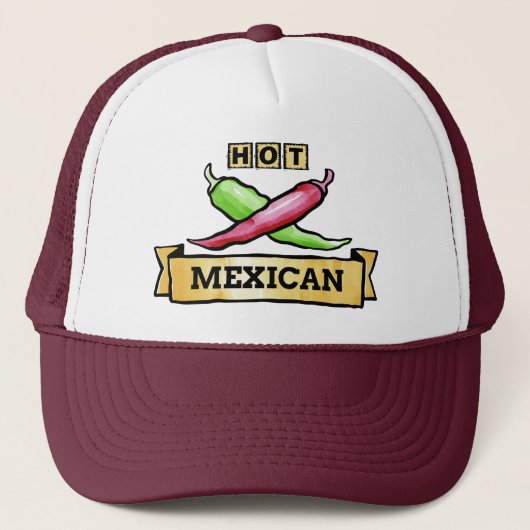 Hot Mexican hats Truckerkappe (Vorderseite)