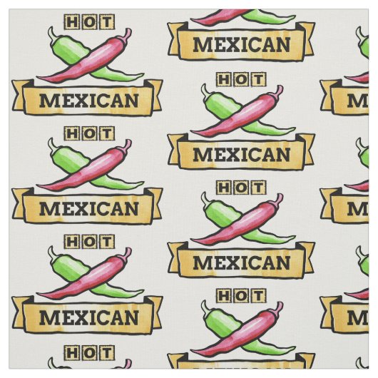 Hot mexikanische Farbstoffe Stoff (Muster)