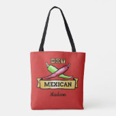 Hot mexikanische individuelle Name Totbeutel Tasche (Rückseite)