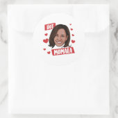 HOT MOMALA RUNDER AUFKLEBER (Tasche)