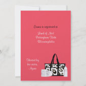 Hot Momma!Kinderdusche Einladung (Rückseite)