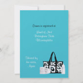 Hot Momma!Kinderdusche Einladung (Rückseite)