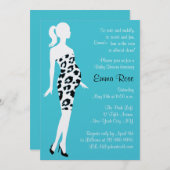 Hot Momma!Kinderdusche Einladung (Vorne/Hinten)