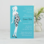 Hot Momma!Kinderdusche Einladung (Stehend Vorderseite)