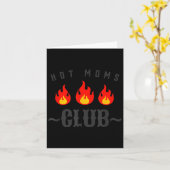 Hot Moms Club Lustiger Neuer Mutterwitz Zitat Mutt Karte (Gelbe Blume)
