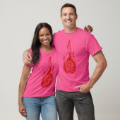 hot money burn spend fire flame torch dollar symbo T-Shirt (Unisex)