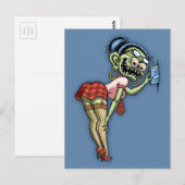 Hot Monster Librarian Postkarte (Vorne/Hinten)