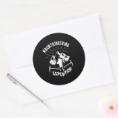 Hot Mountainering T - Shirt Geschenk Runder Aufkleber (Umschlag)