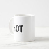 HOT MUG KAFFEETASSE (Vorderseite Links)