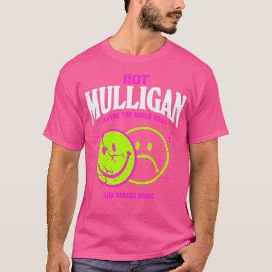 Hot Mulligan Merch Smile Shirt (Vorderseite)