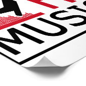 Hot Musician Poster (Ecke)