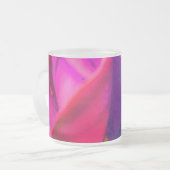 Hot Neon Blume Mattglastasse (Vorderseite Links)
