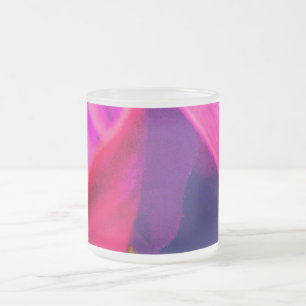Hot Neon Blume Mattglastasse