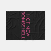 Hot New Bombshell Fleecedecke (Vorderseite (Horizontal))