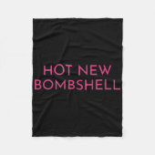 Hot New Bombshell Fleecedecke (Vorderseite)