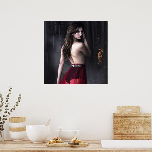 Hot Nina Dobrev Poster (Küche)
