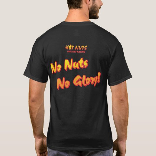 Hot Nuts "No Nuts, No Glory" T - Shirt - Black (Rückseite)