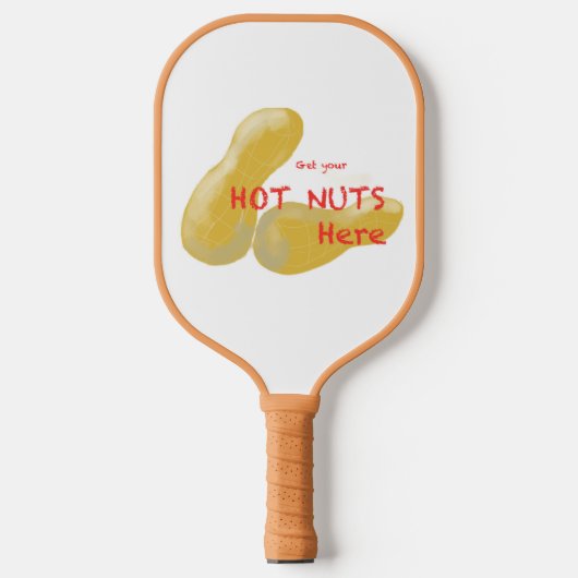 Hot Nuts PickleBall Paddle (Vorderseite)