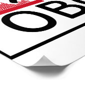 Hot Oboist Poster (Ecke)