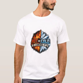 Hot or Cold I Control It HVAC T-Shirt