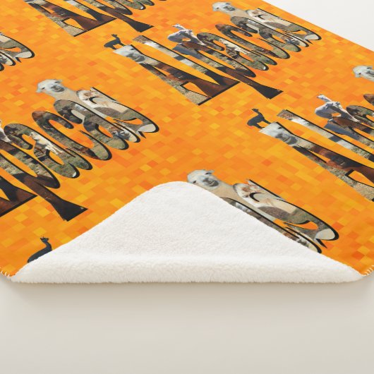 Hot Orange Alpaca Design, Sherpadecke (3/4)