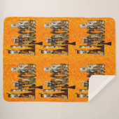 Hot Orange Alpaca Design, Sherpadecke (Vorderseite (Horizontal))