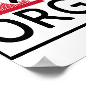 Hot Organist Poster (Ecke)