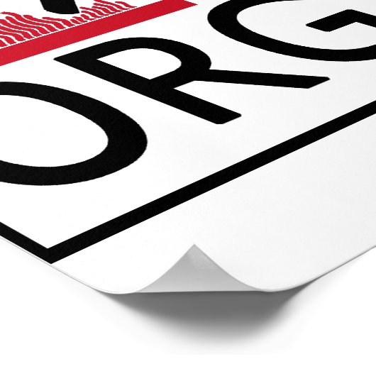 Hot Organist Poster (Ecke)