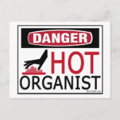 Hot Organist Postkarte (Vorderseite)